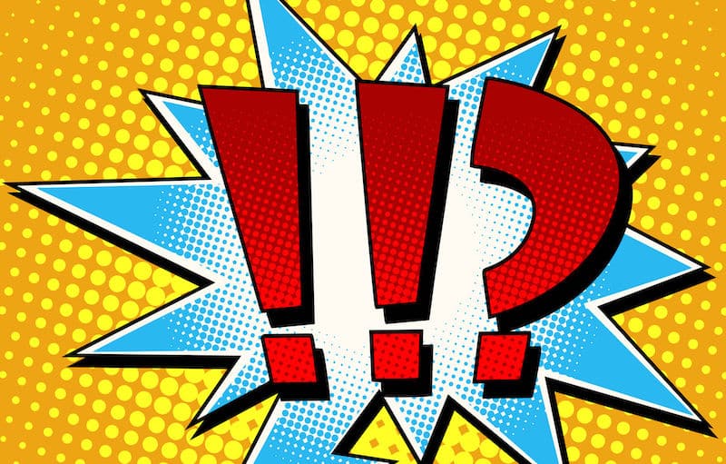 「?」と「!」の由来は人の様子から生まれた?に関する雑学