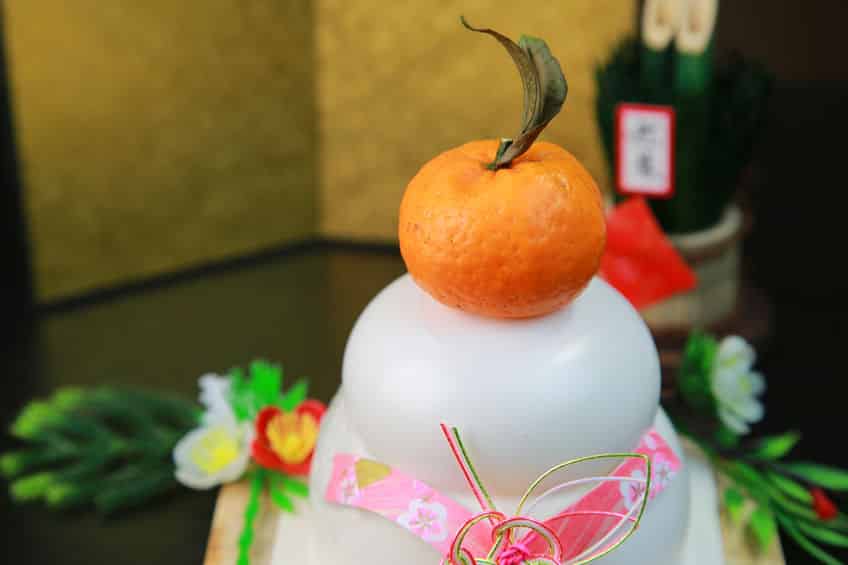 鏡餅の上にのっているのは「みかん」ではないという雑学