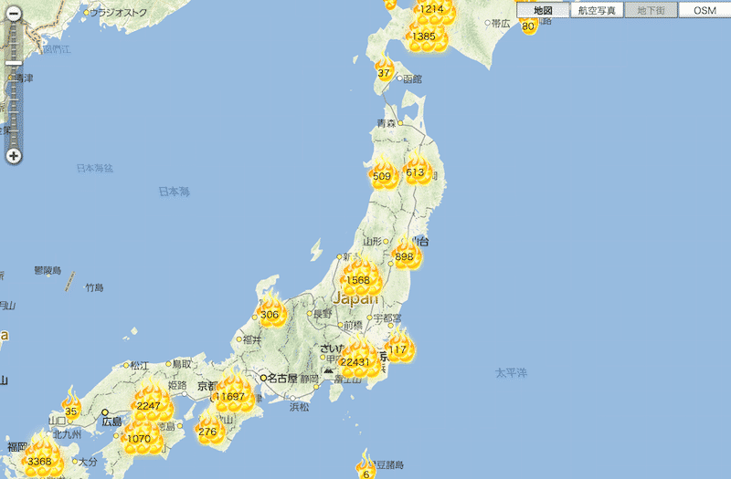「大島てる」というサイトを使うと全国の事故物件を調べることができるという雑学
