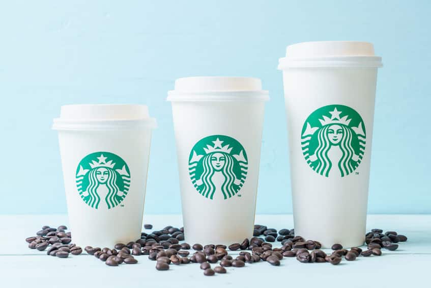スタバのコーヒーのサイズの違いについてのトリビア