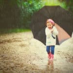 雨をはじかなくなった傘はドライヤーの温風を当てると元に戻るという雑学