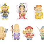 七福神のうち恵比寿様以外は中国の神様という雑学