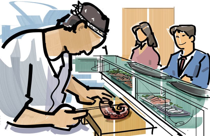寿司屋でお茶を「あがり」という理由に関する雑学