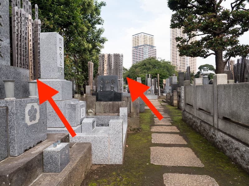 お墓の後ろに立ててある細長い木の板は何?という雑学