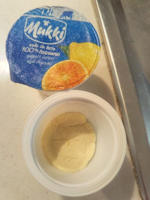 フルーツヨーグルトでも蘇を作ってみた