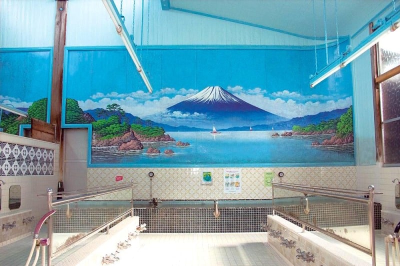 富士山が初めて銭湯に登場したのは1912年(大正元年)についてのトリビア