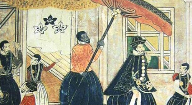 織田信長の家来になった黒人武士、弥助