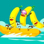 バナナはお湯に浸けると甘くなるという雑学