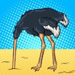 ダチョウは敵が近づいてきたとき、土に頭を突っ込む？という雑学