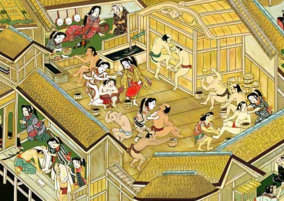 江戸時代の銭湯は混浴が当たりまえだったという雑学