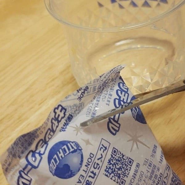 保冷剤を使った消臭剤を作ってみた②