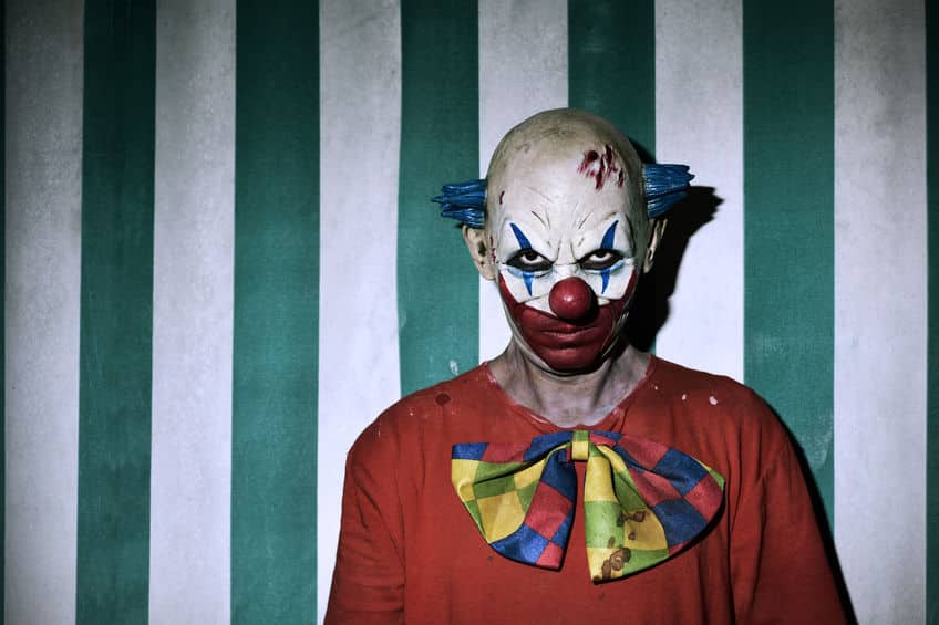 悪役のピエロが登場する映画というトリビア