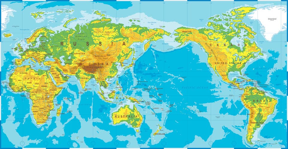 人が住んでいる陸地は地球の3割程度という雑学