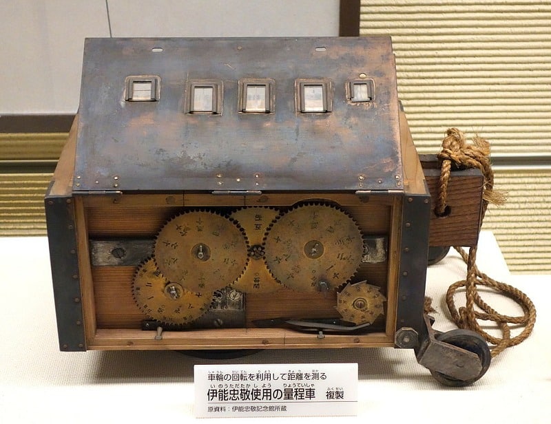 伊能忠敬が使用した測量器具は国宝に指定されているというトリビア
