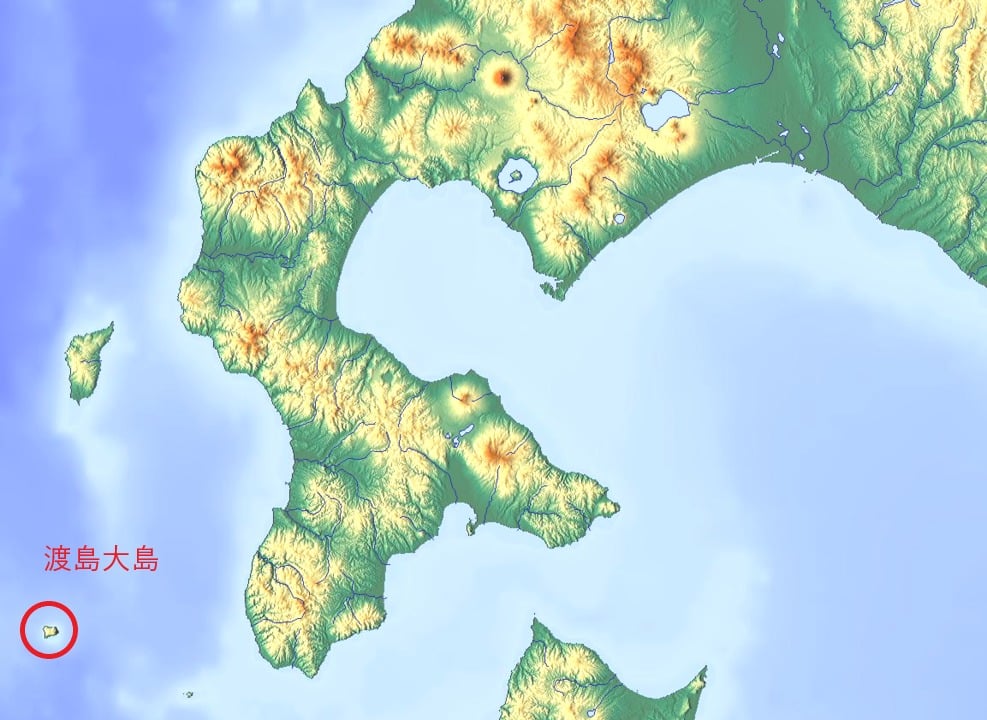 日本で一番大きな無人島は北海道の「渡島大島」という雑学