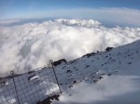 "富士山へGO"の滑落事故。斜面の様子
