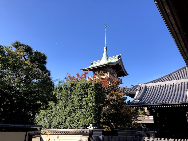 銅閣寺の様子