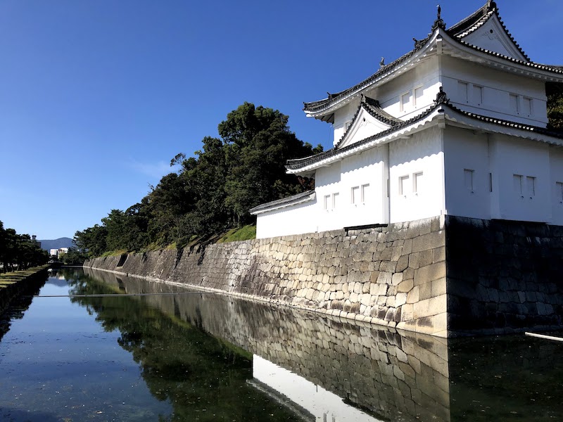 外から見た二条城