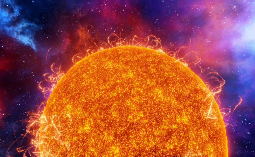 太陽は燃えているわけではなく爆発しているという雑学