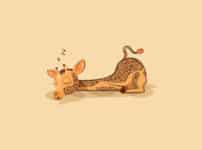 キリンの睡眠時間は恐ろしく短いという雑学