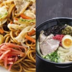 焼きそばとラーメンの麺の違いに関する雑学